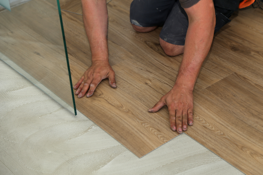 LVT Flooring Installation - DecorsHub Dubai